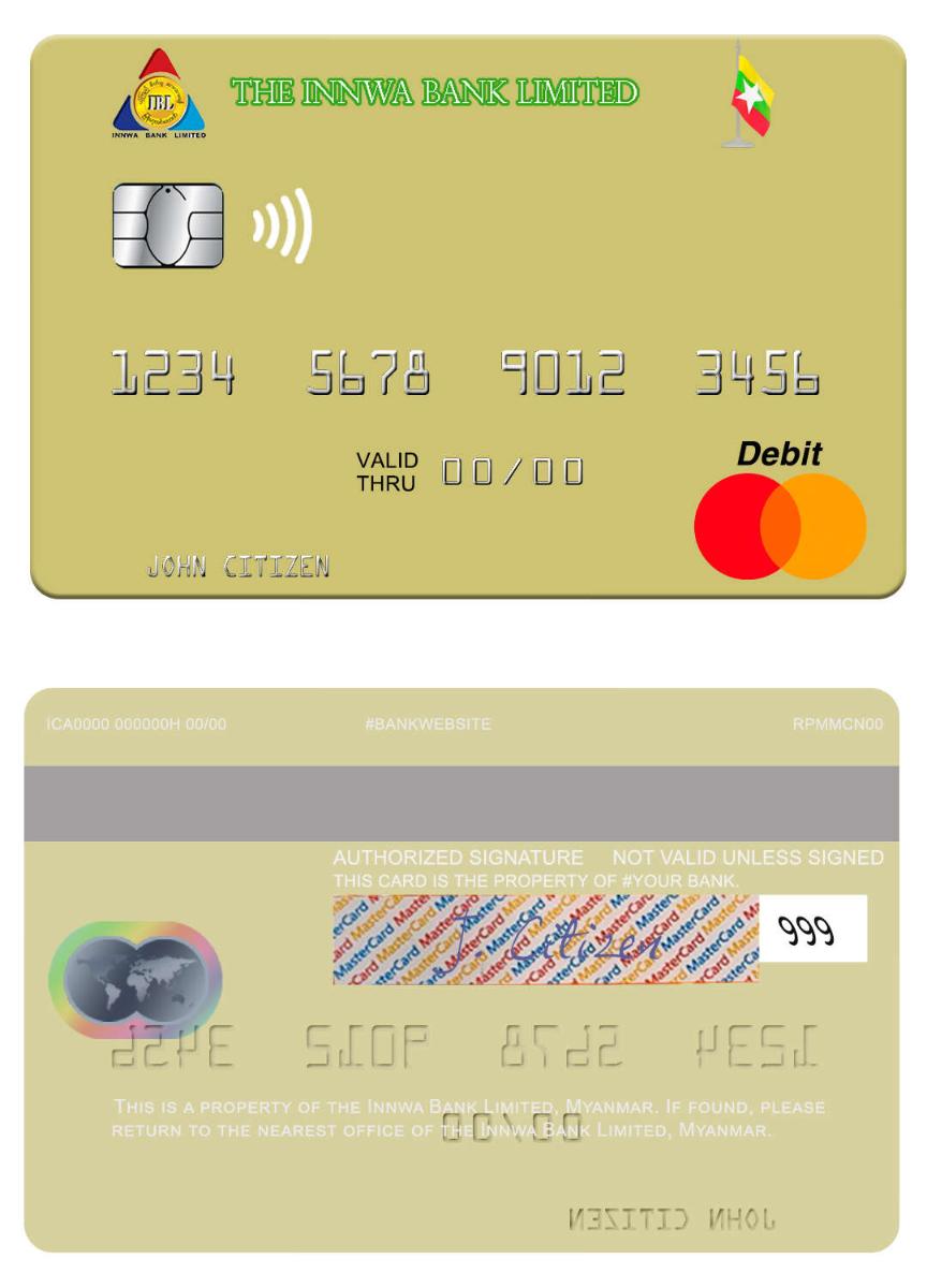 Myanmar Innwa Bank Limited mastercard